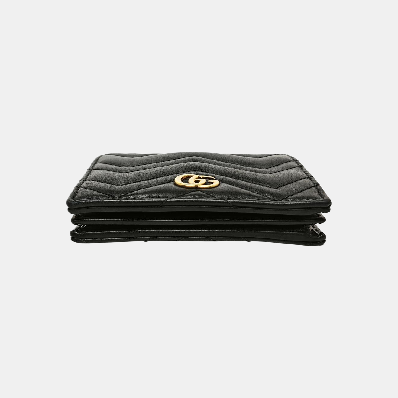 GG Marmont Mini Quilted Calfskin Black Wallet
