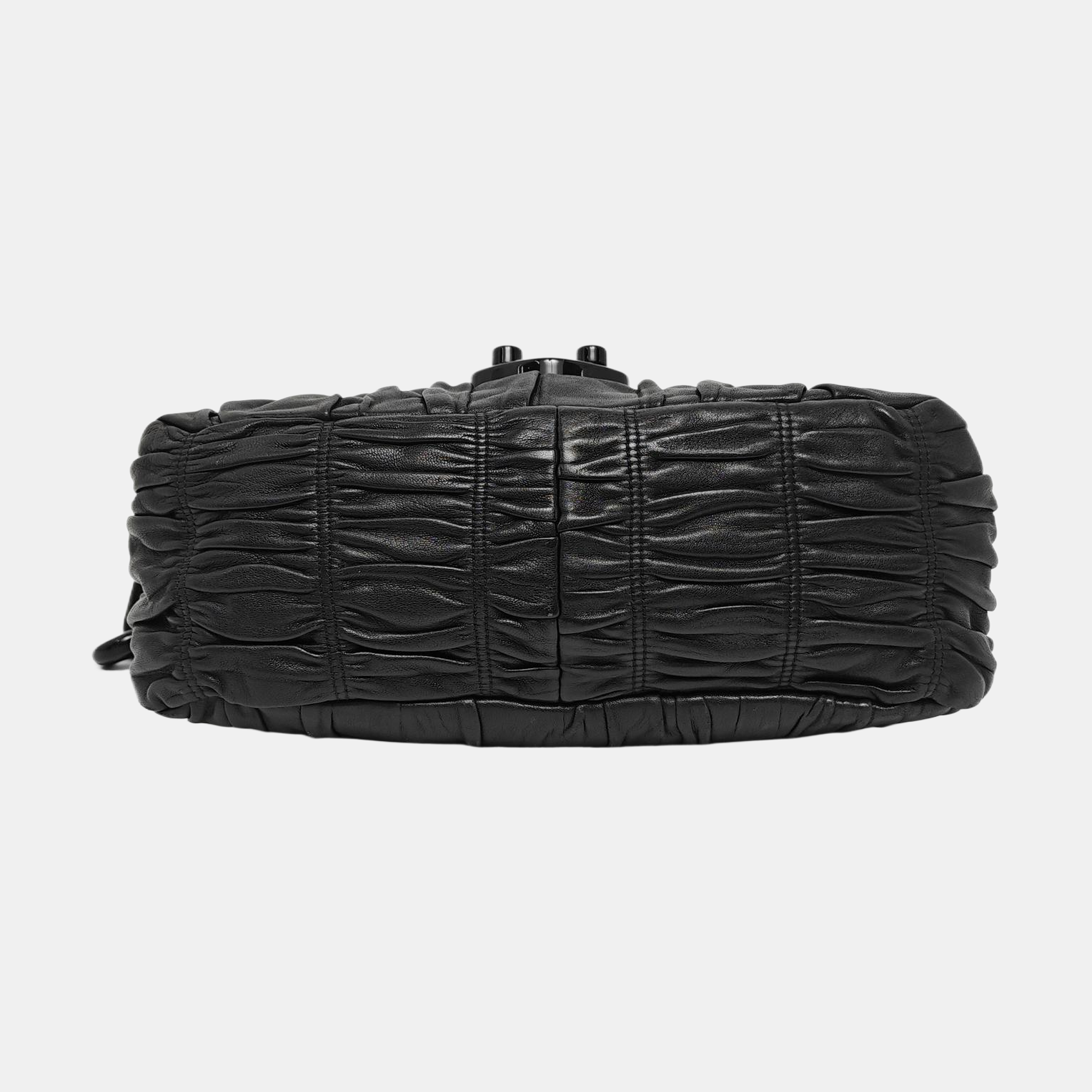 Gaufre Quilted Lambskin Black