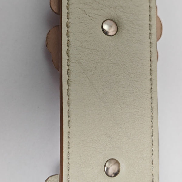 Leather Bag Strap Blue