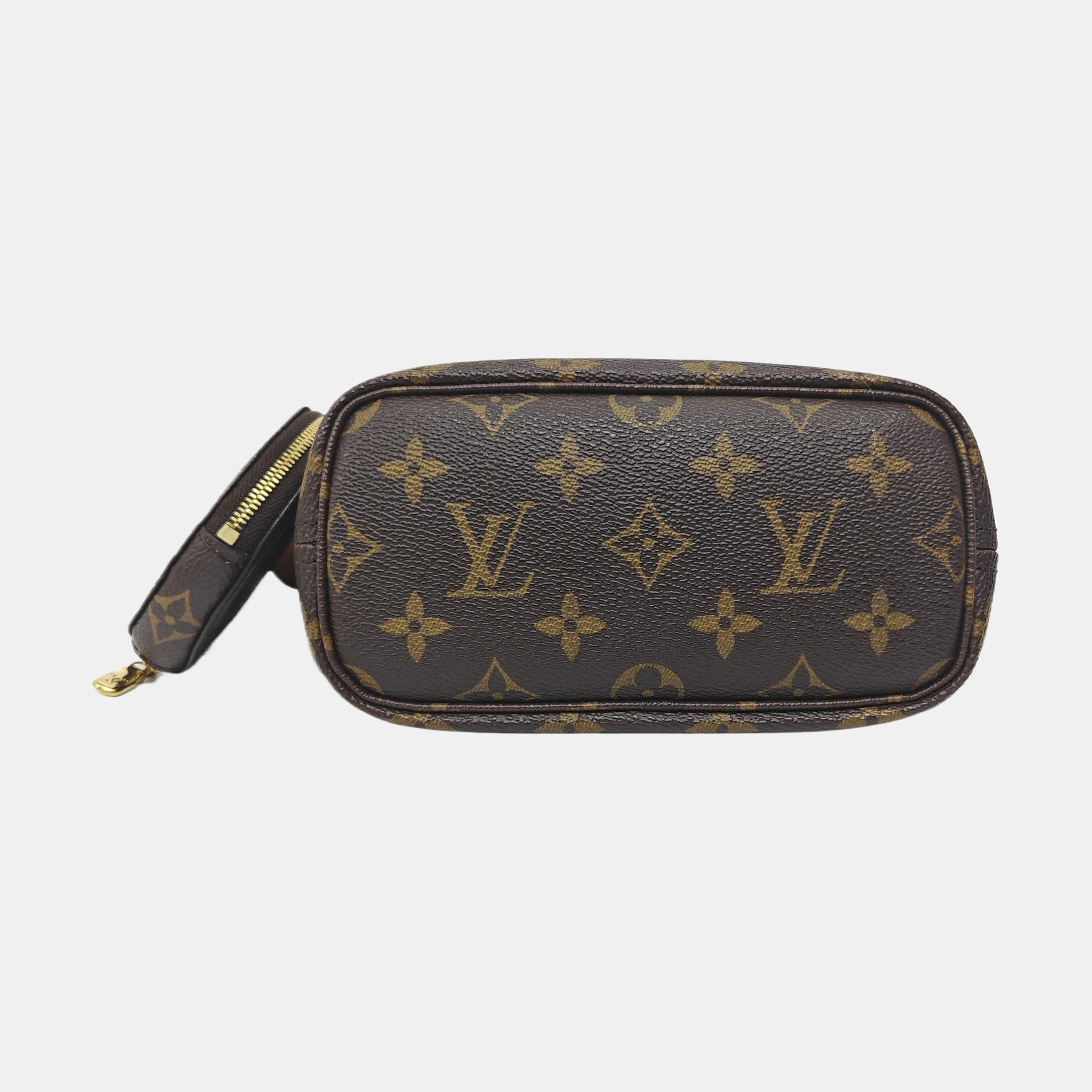 NEVERFULL BB Monogram Coated Canvas Brown