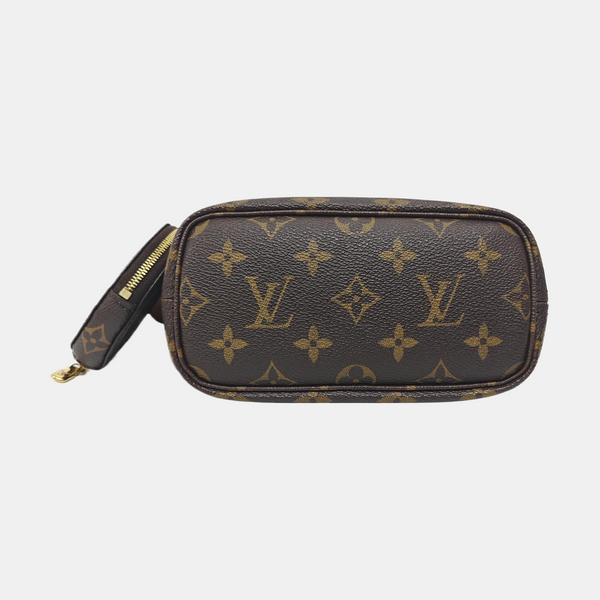 NEVERFULL BB Monogram Coated Canvas Brown