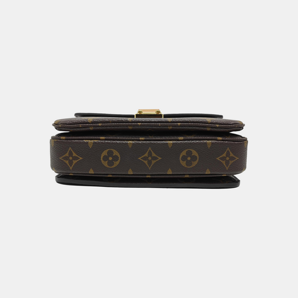 MÉTIS EAST WEST Monogram Coated Canvas Brown