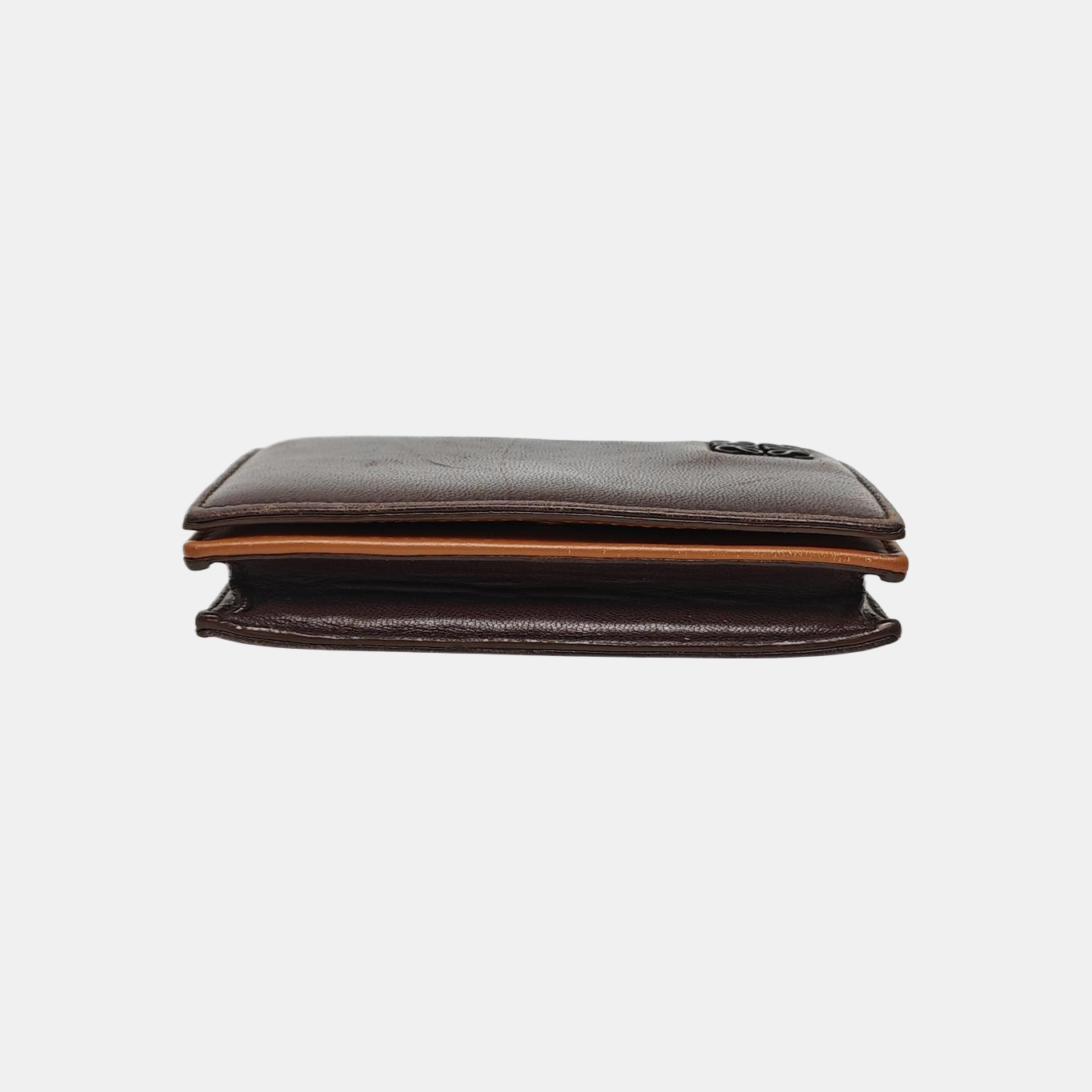 Calfskin Card Holder Brown
