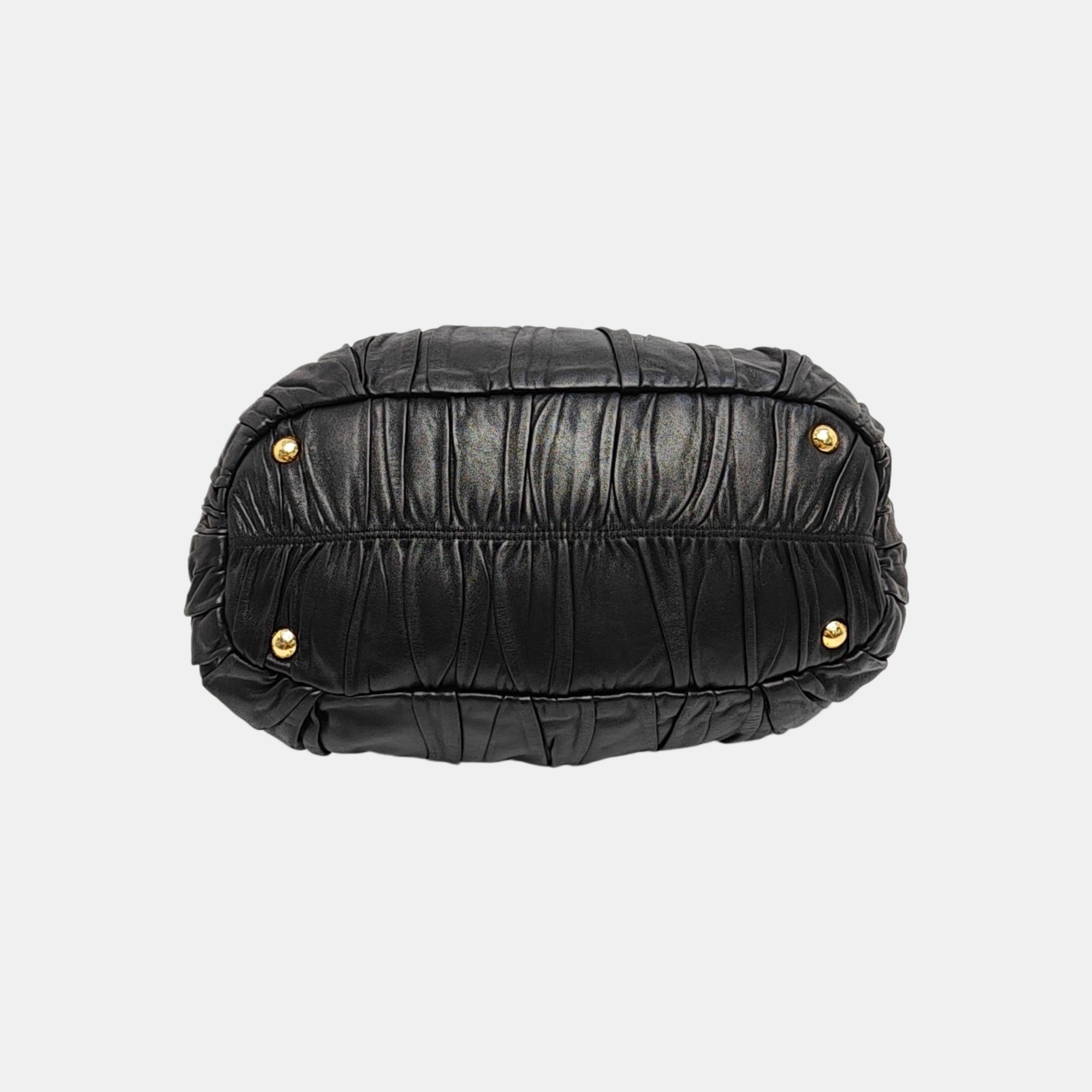 Gaufre Quilted Lambskin Black