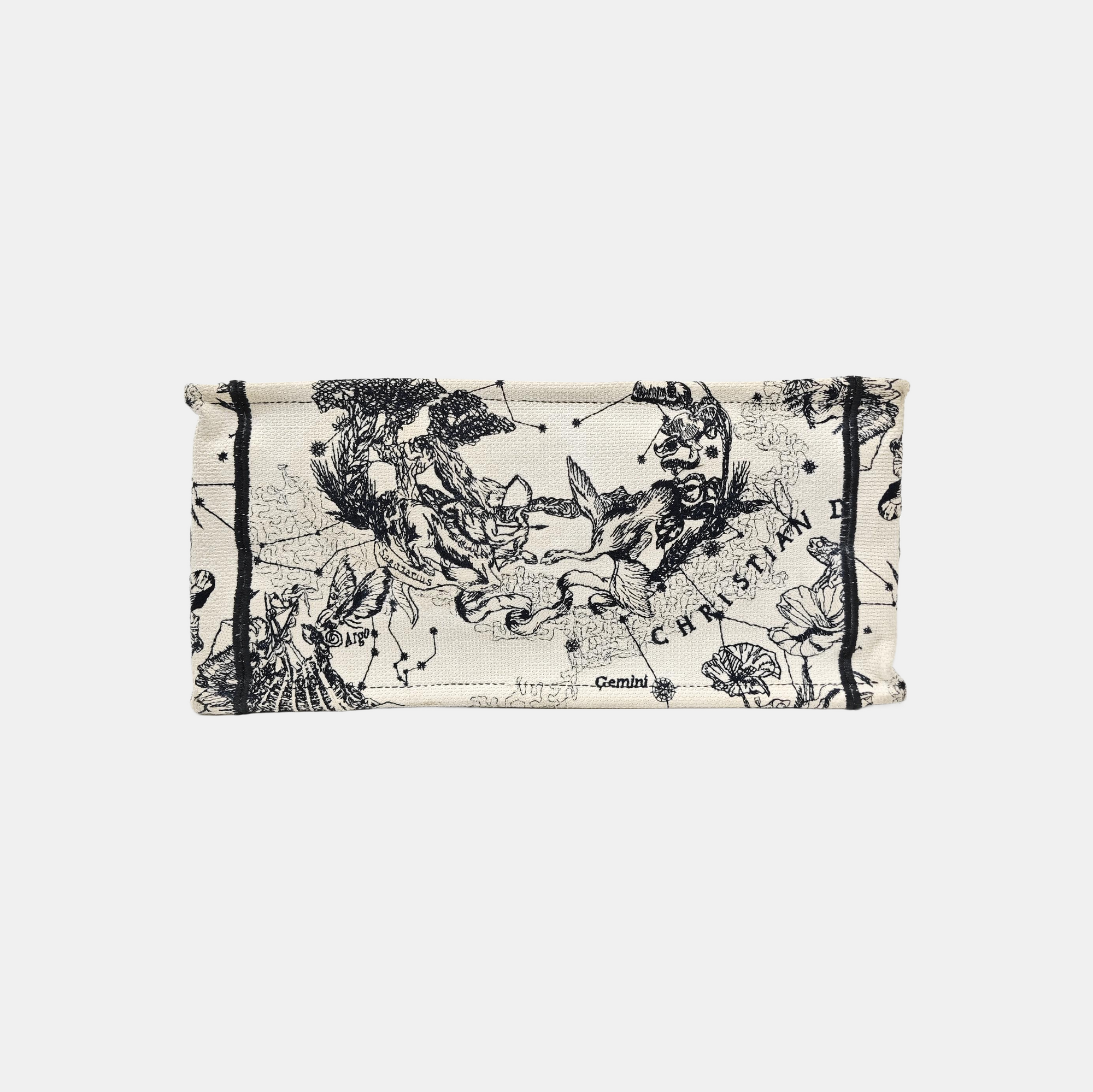 Book Tote Medium Canvas White