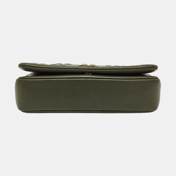 Lola Small Quilted Lambskin Green