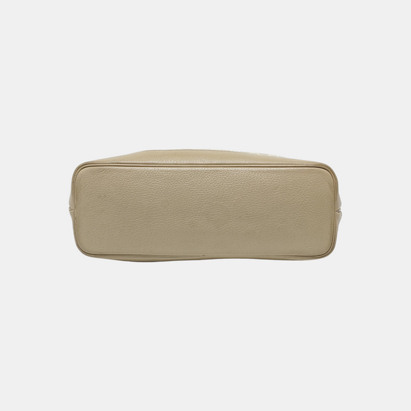 Ophidia Medium Monogram Coated Canvas Beige