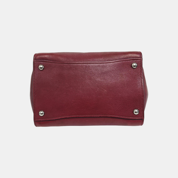 Calfskin Tote Bag Red
