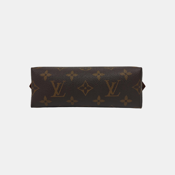 COSMETIC PM Monogram Coated Canvas Brown
