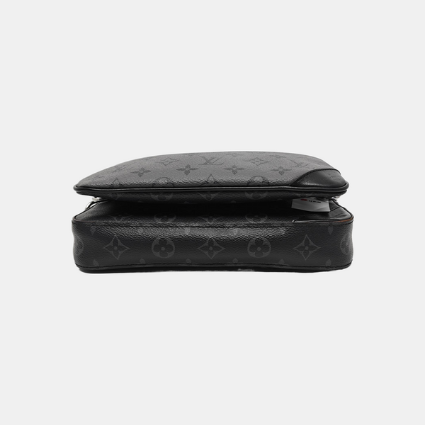 TRIO Monogram Coated Canvas Gray