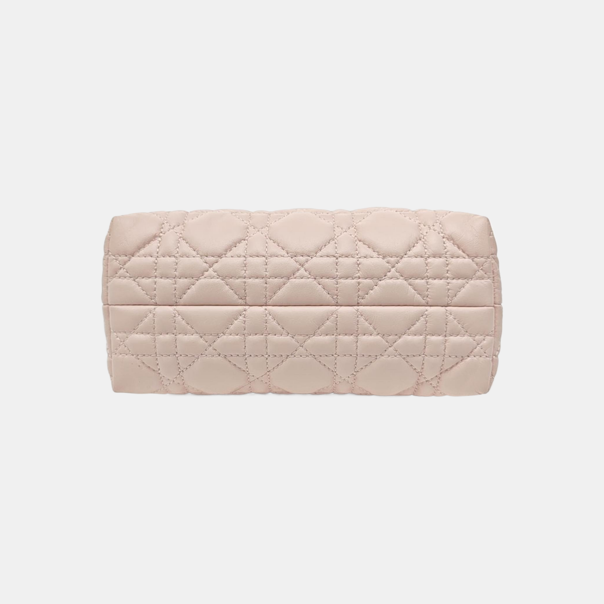 Jolie Top Handle Mini Cannage Lambskin Pink