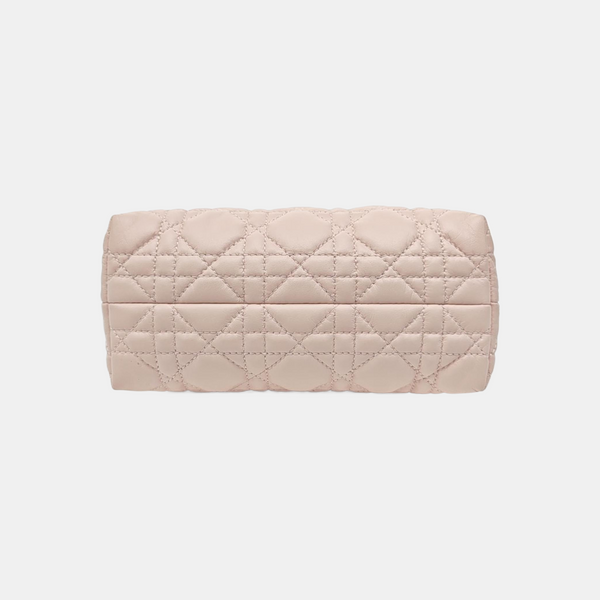 Jolie Top Handle Mini Cannage Lambskin Pink