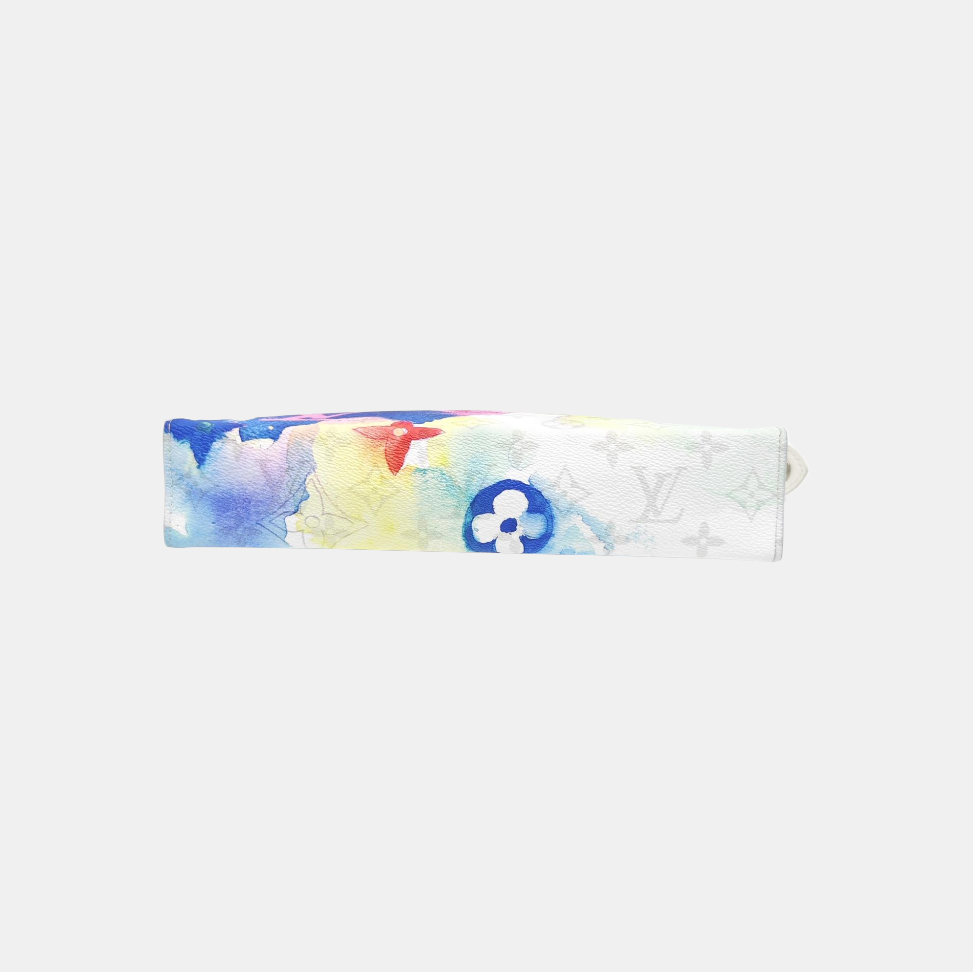 Pochette Voyag MM Monogram Coated Canvas White