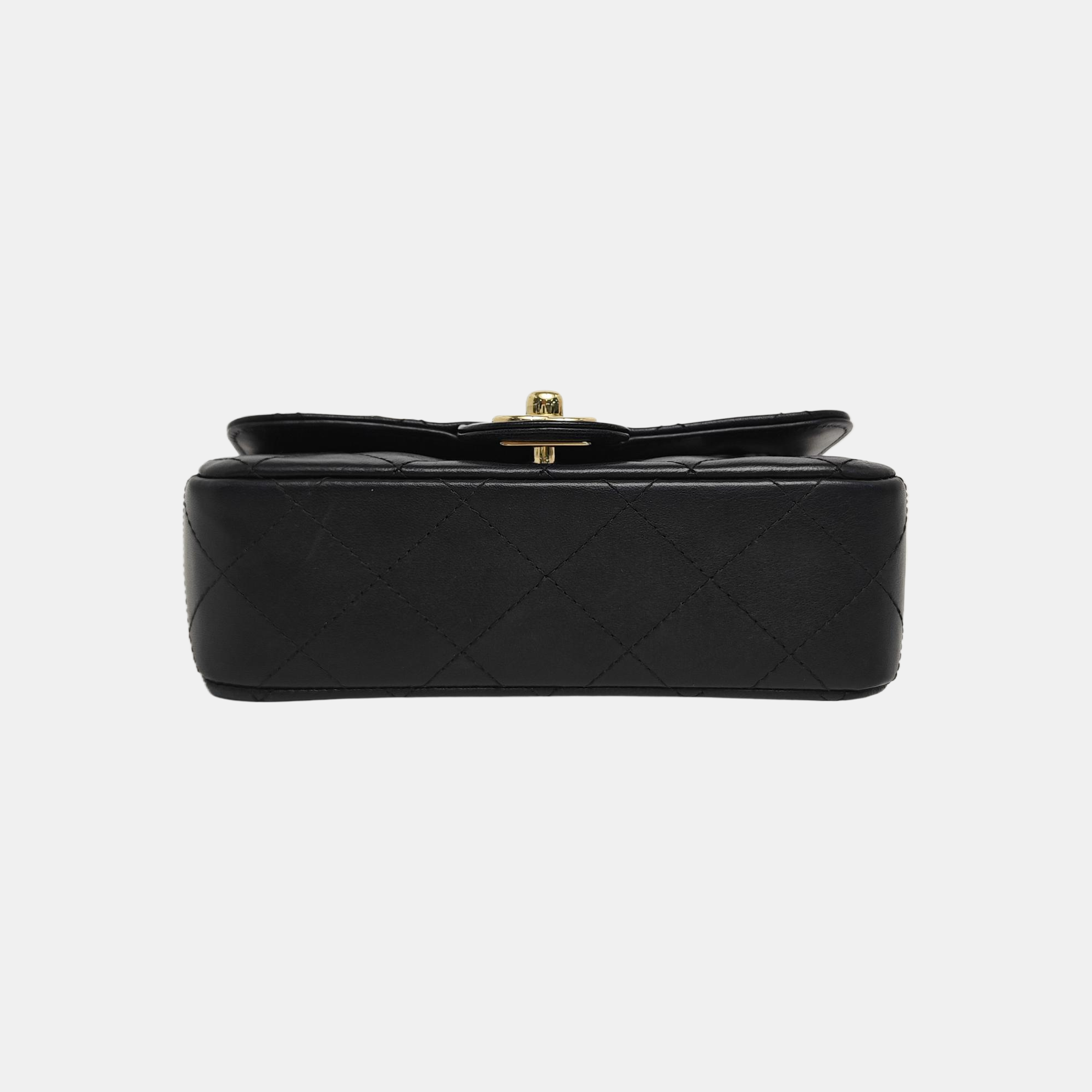 Quilted Lambskin Black
