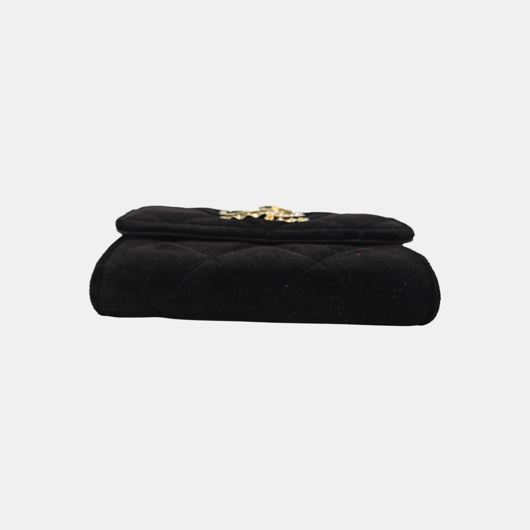Velvet Card Holder Black