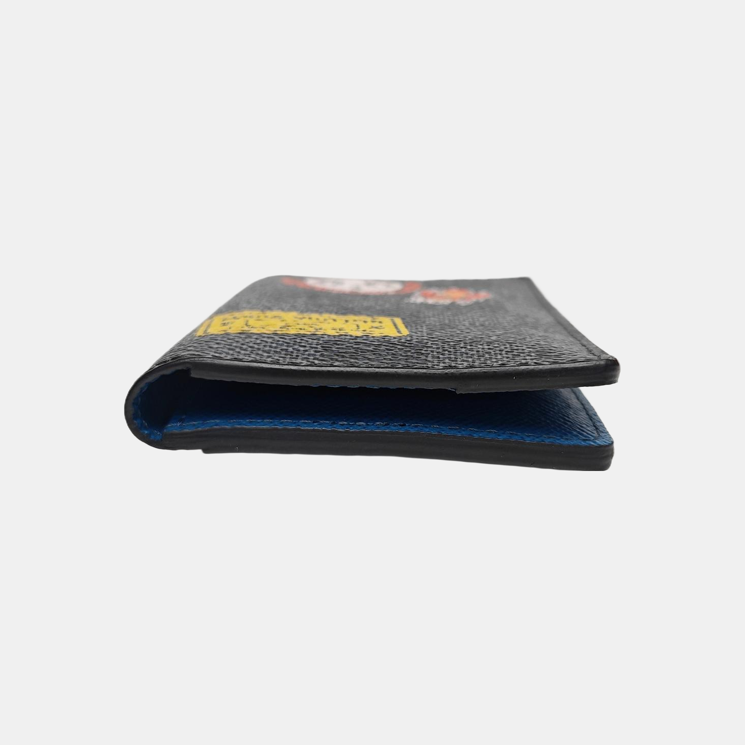 Damier Graphite Coated Canvas Card Holder Gray