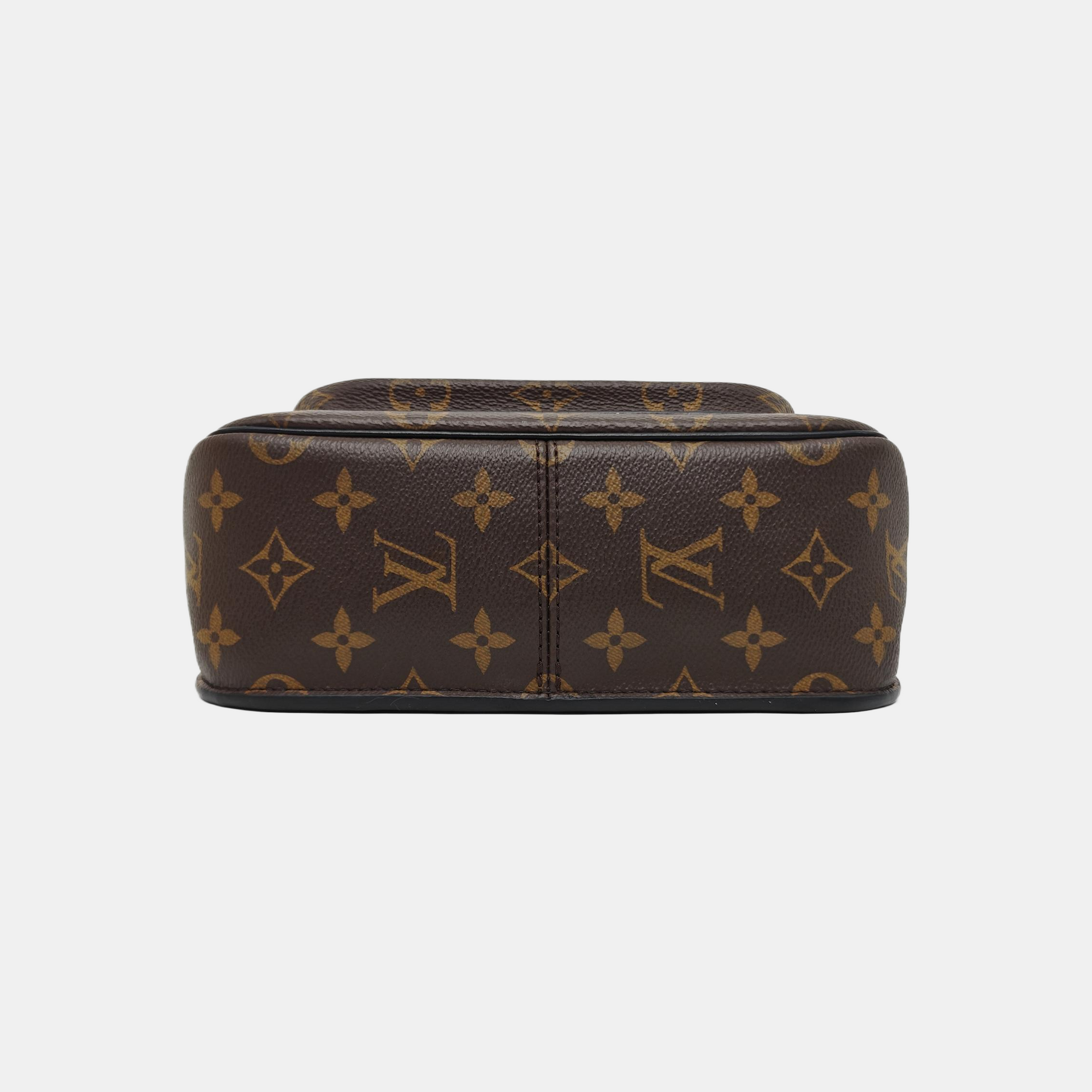 PASSY Monogram Coated Canvas Brown