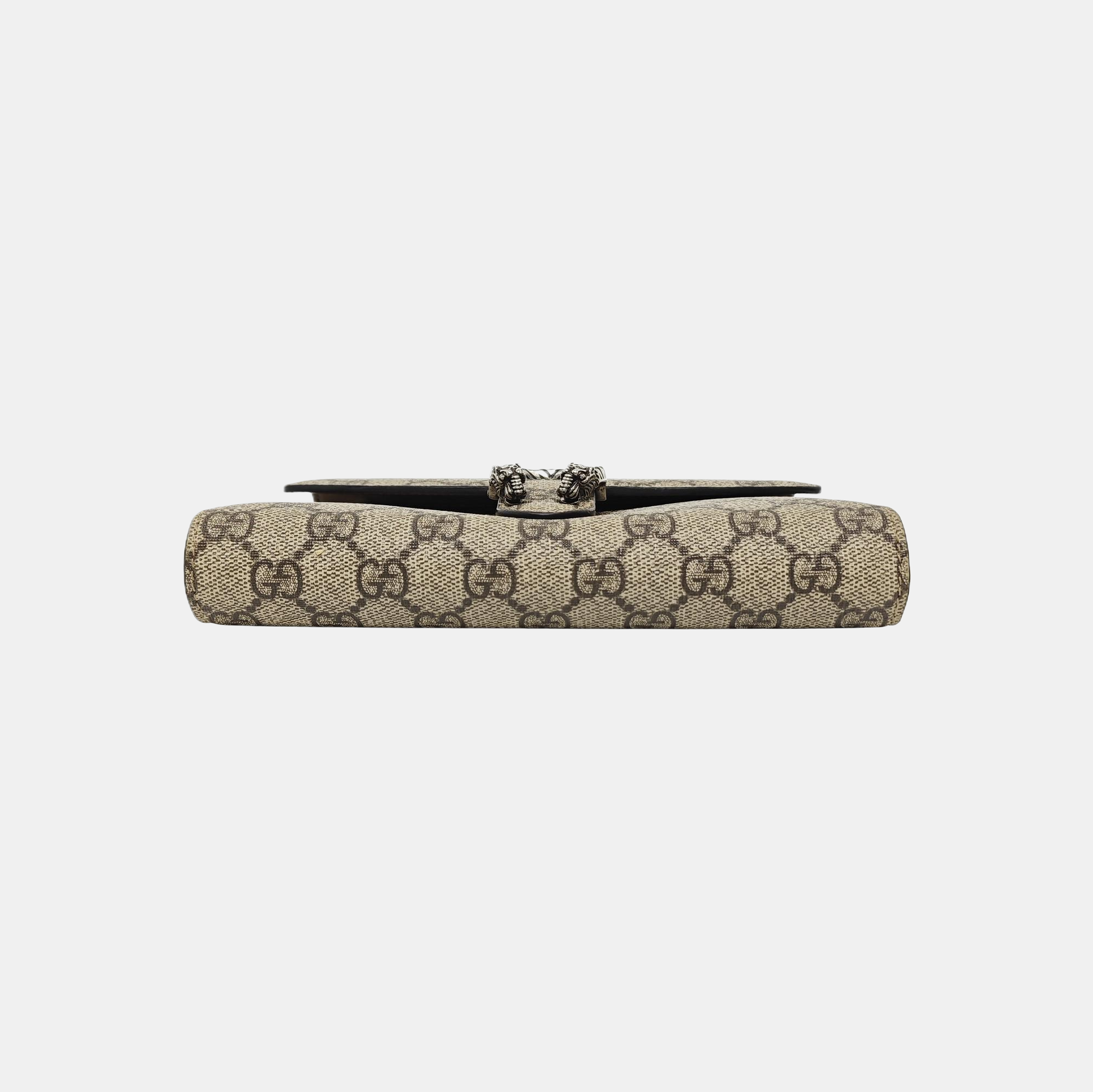 Dionysus Mini Monogram Coated Canvas Beige