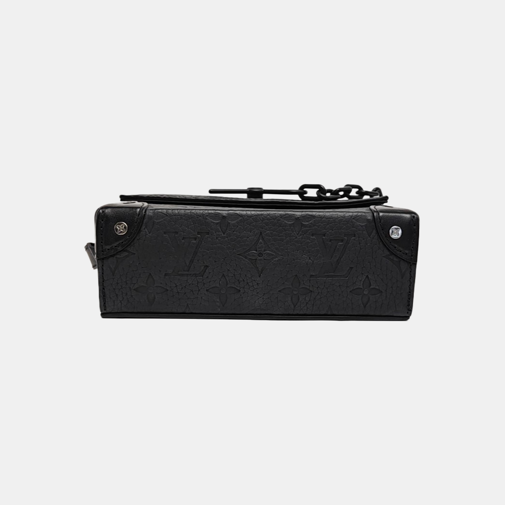 SOFT TRUNK Mini Monogram Calfskin Black