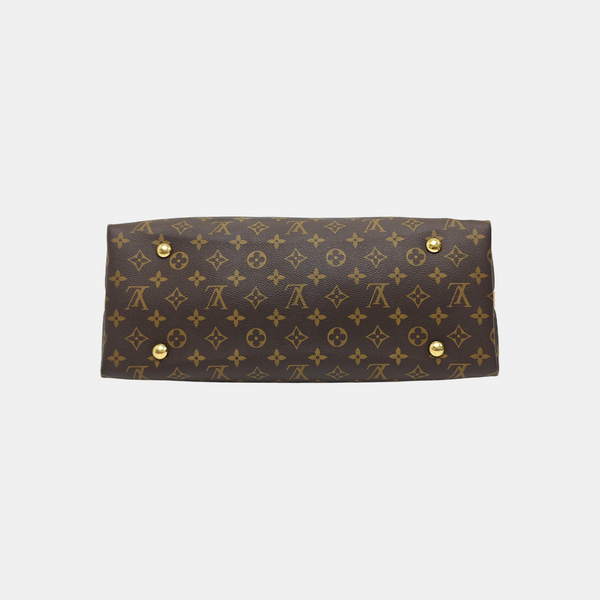 CARRYALL MM Monogram Coated Canvas Brown