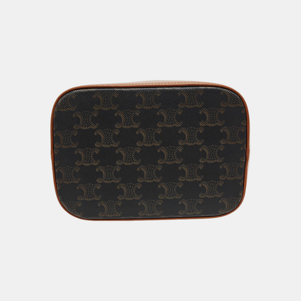 TRIOMPHE CANVAS Small Coated Canvas Brown