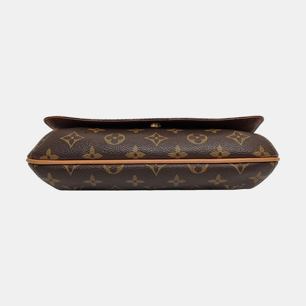 MUSETTE TANGO Monogram Coated Canvas Brown