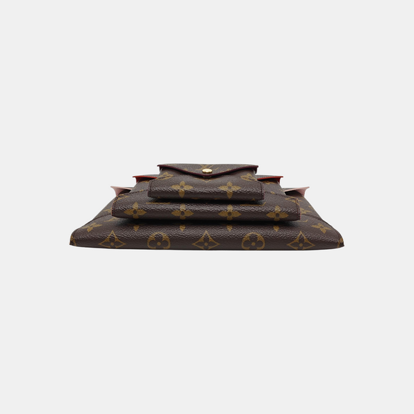 KIRIGAMI Monogram Coated Canvas Brown