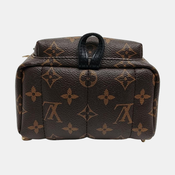 PALM SPRINGS Mini Monogram Coated Canvas Brown