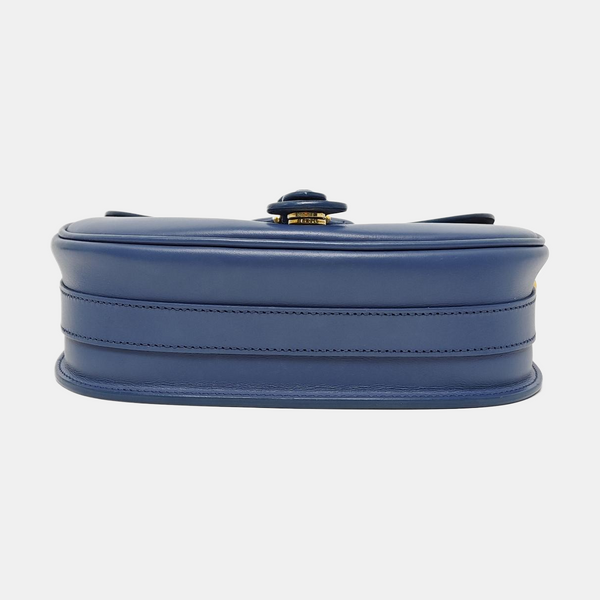 Authenticated pre-owned  Bobby Medium Calfskin Blue - Shoulder Bag at Looply