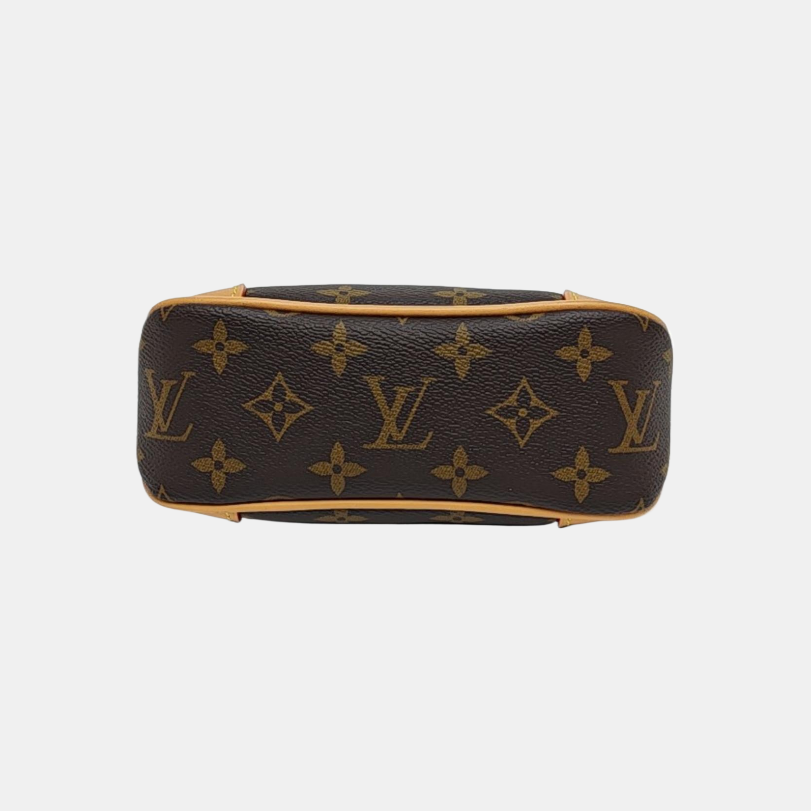 BOULOGNE Nano Monogram Coated Canvas Brown