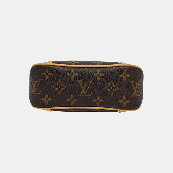 BOULOGNE Nano Monogram Coated Canvas Brown