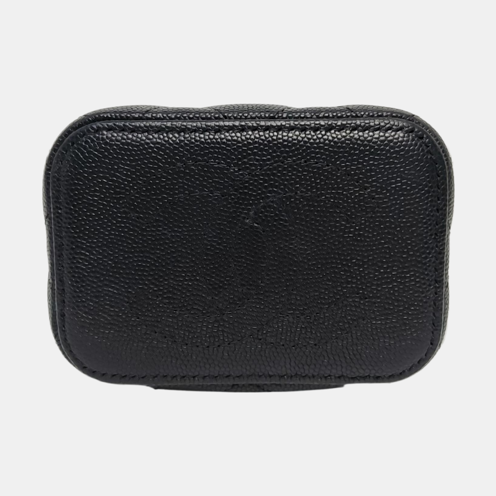 Quilted Grained Calfskin Black