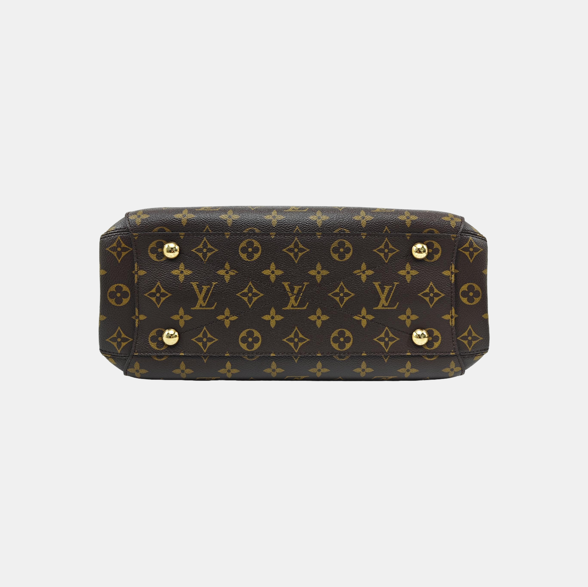 MONTAIGNE Monogram Coated Canvas Brown