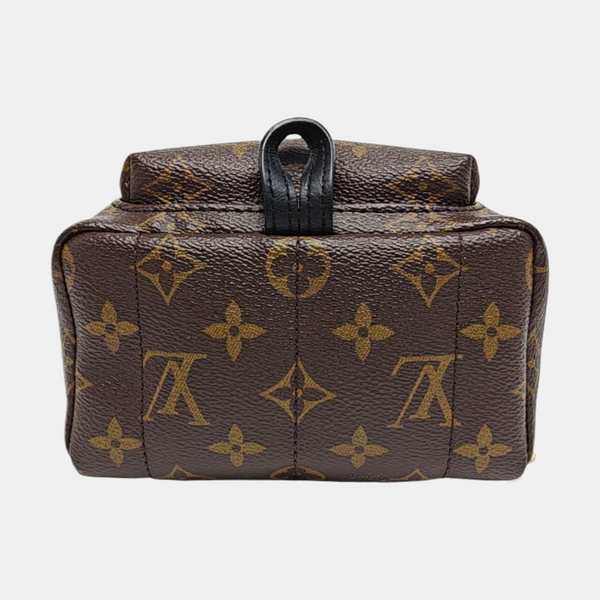 PALM SPRINGS Mini Monogram Coated Canvas Brown