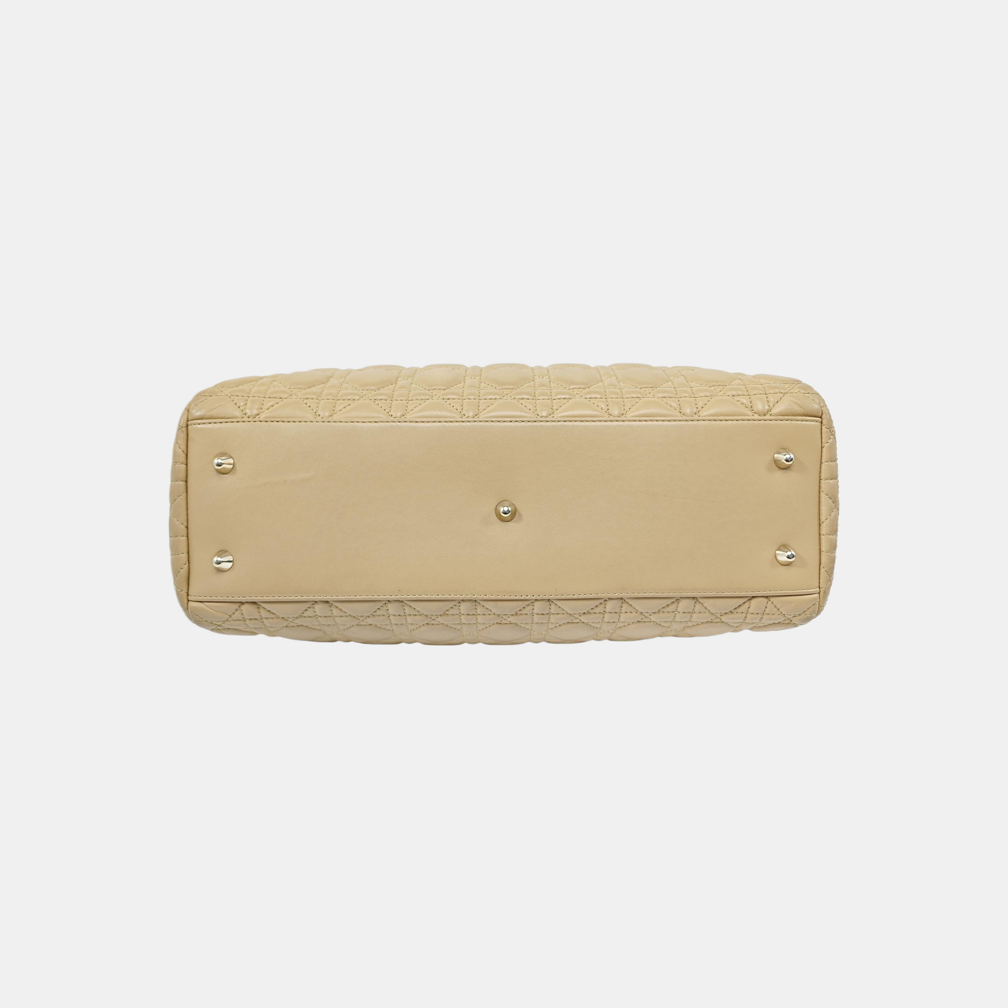 Dior Soft Cannage Calfskin Beige