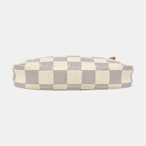 Authenticated pre-owned  ACCESSOIRES Mini Coated Canvas White - Top Handle Bag at Looply