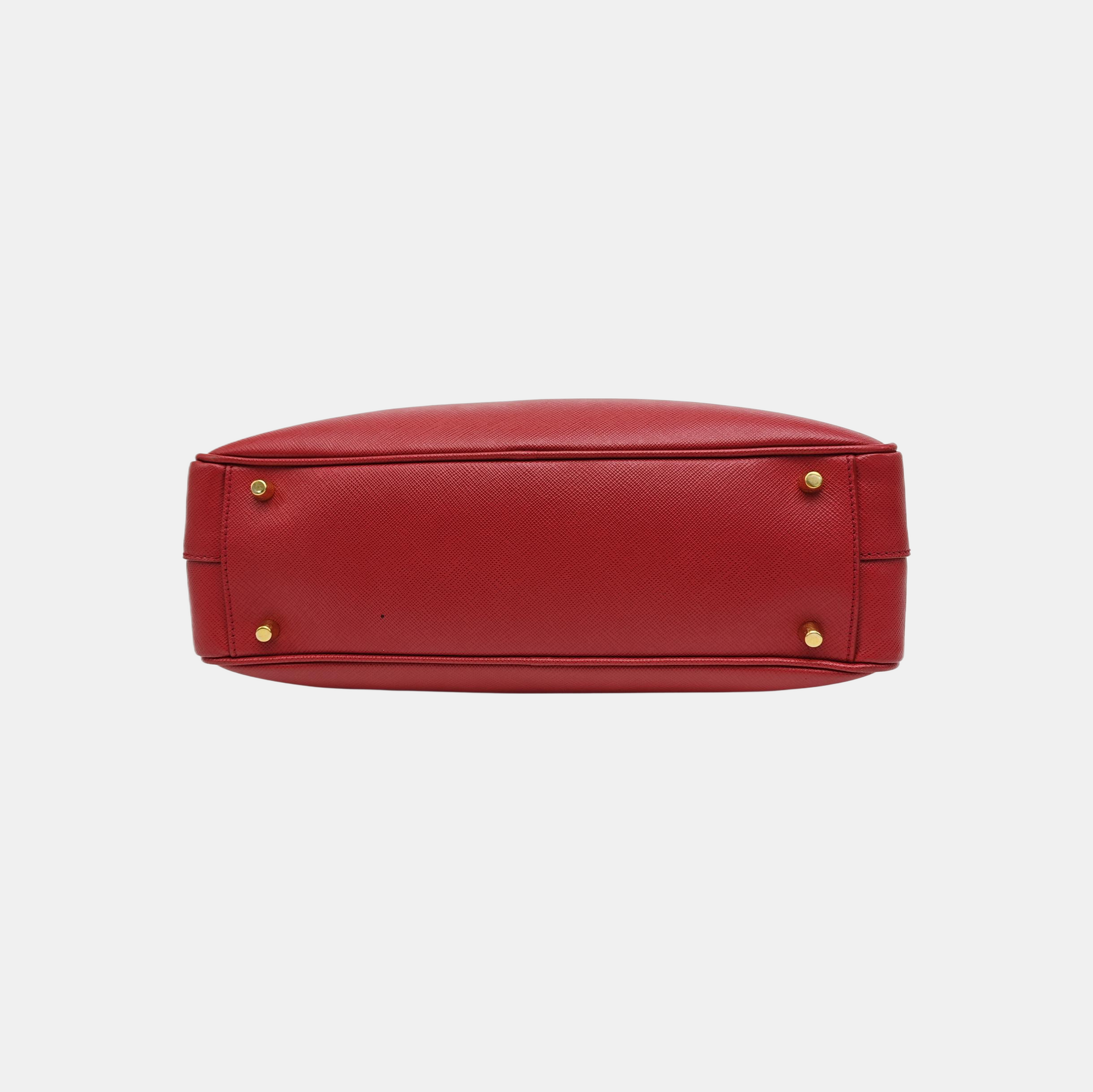 Saffiano Calfskin Shoulder Bag Red