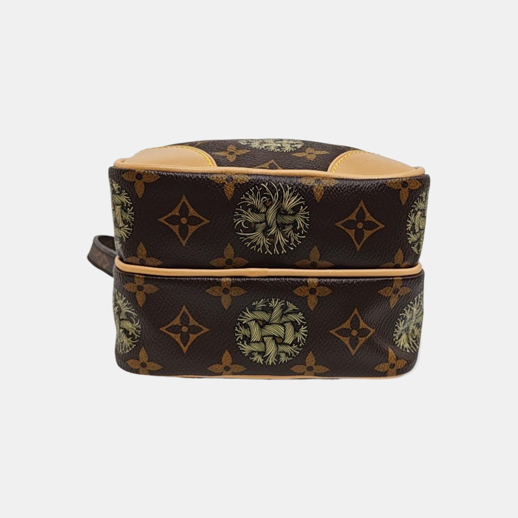 AMAZON Monogram Coated Canvas Brown