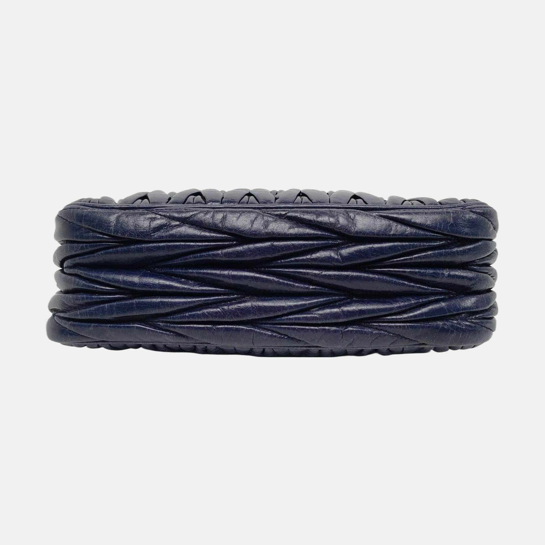 Quilted Lambskin Shoulder Bag Blue