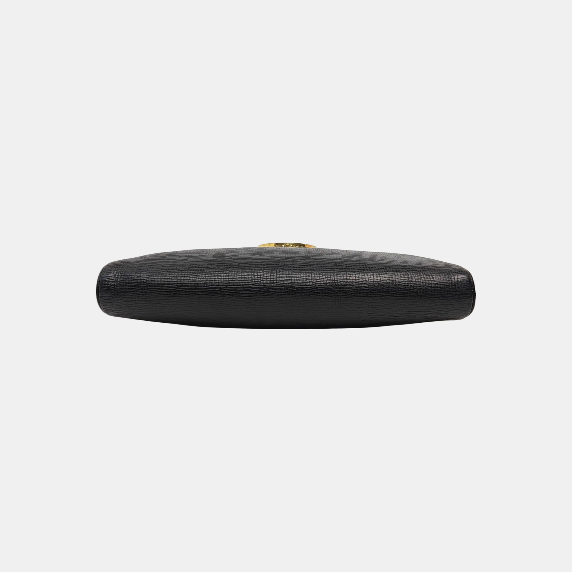 Calfskin Shoulder Bag Black