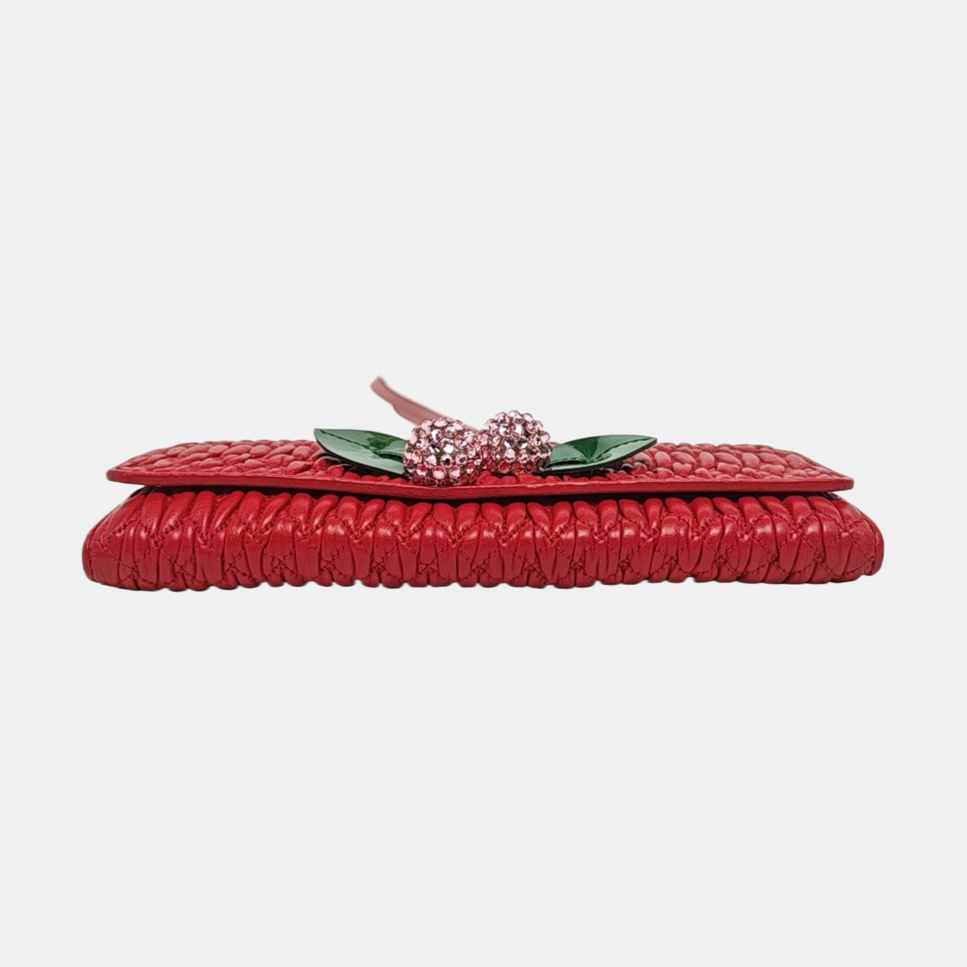 Quilted Lambskin Red