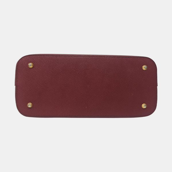 Canvas Top Handle Bag Small Beige