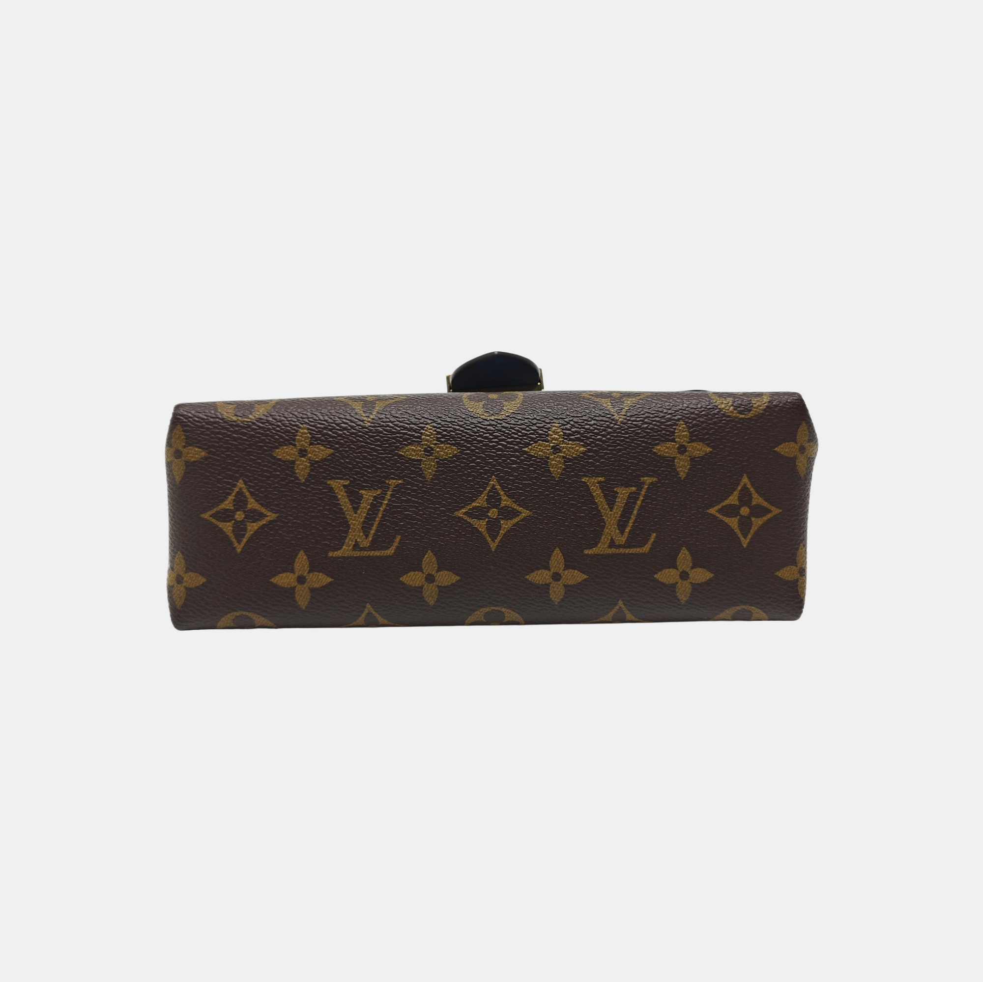 LOCKY BB Monogram Coated Canvas Blue
