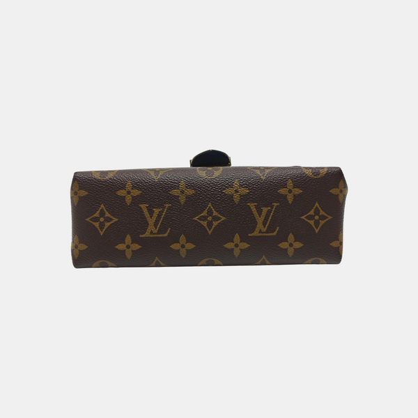LOCKY BB Monogram Coated Canvas Blue