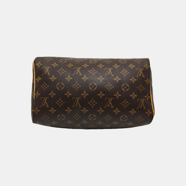 SPEEDY 30 Monogram Coated Canvas Brown