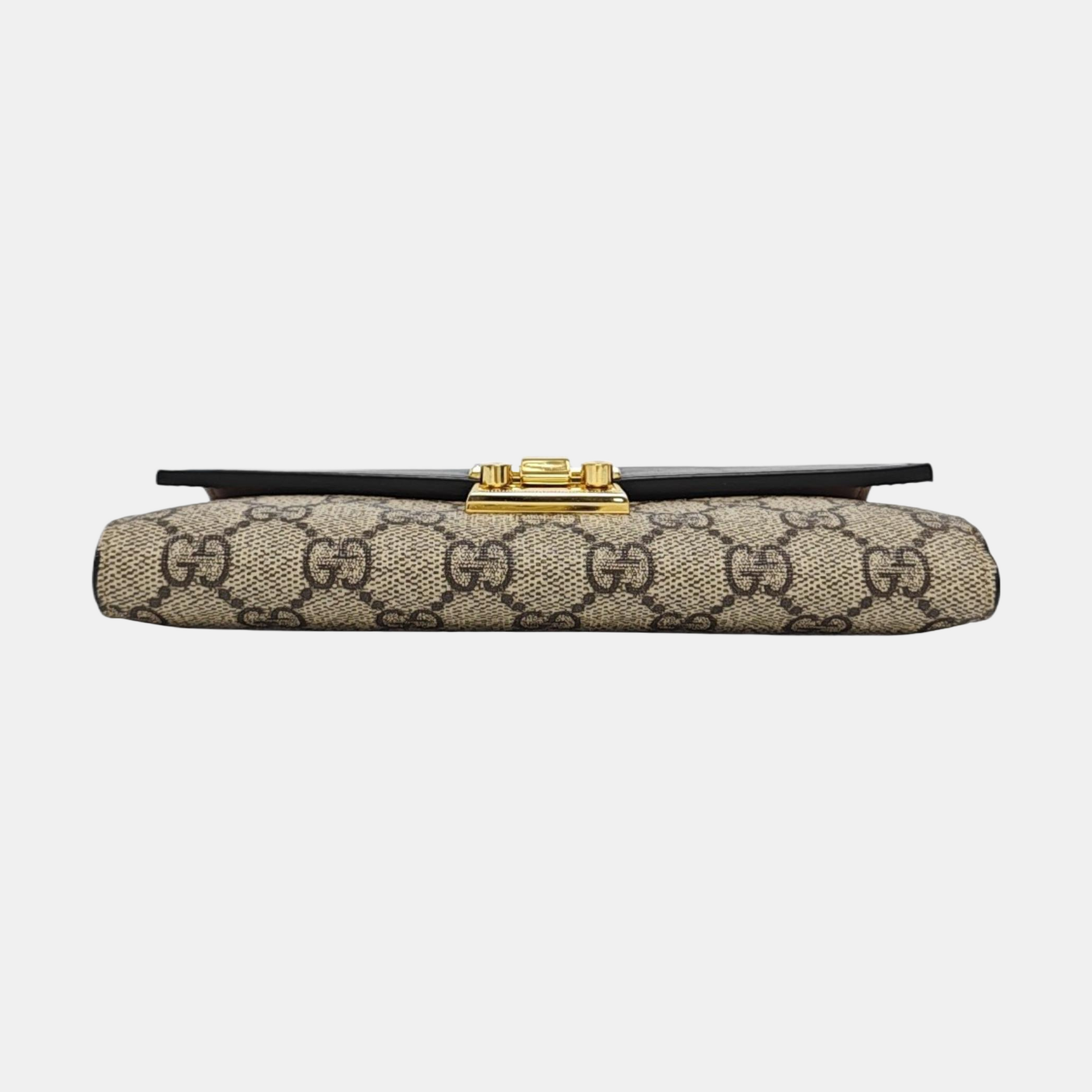 Lona recubierta Monogram Candado Beige