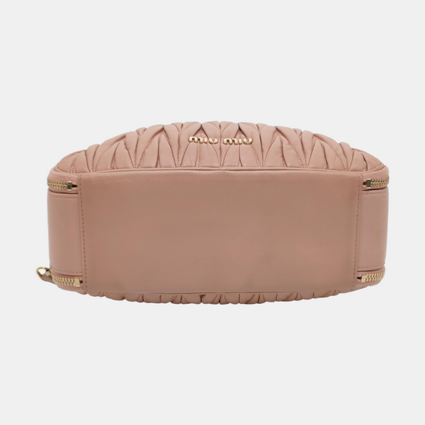 Quilted Lambskin Shoulder Bag Pink
