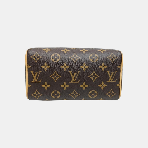 SPEEDY 20 Monogram Coated Canvas Brown