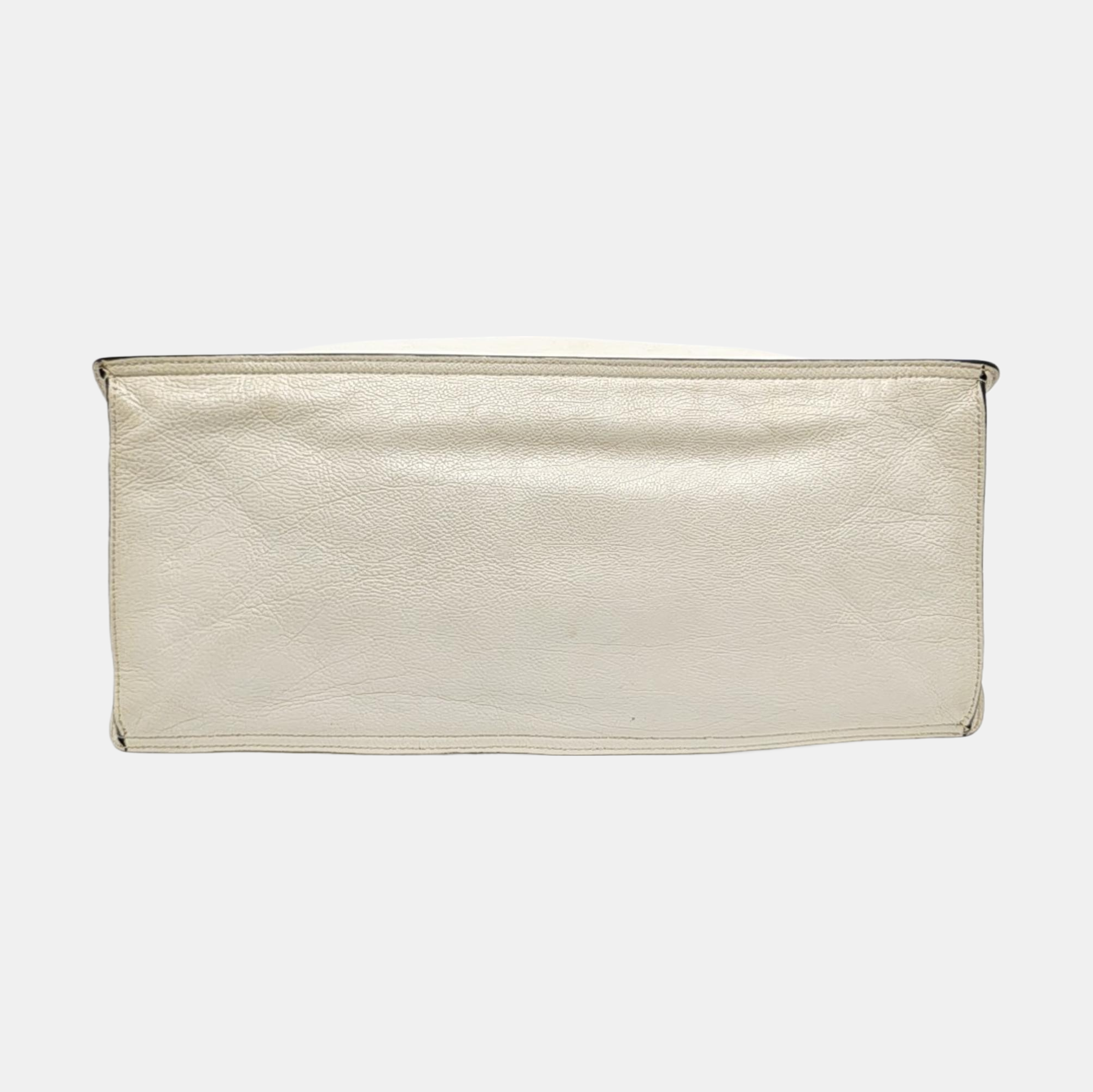 Etiquette Calfskin White
