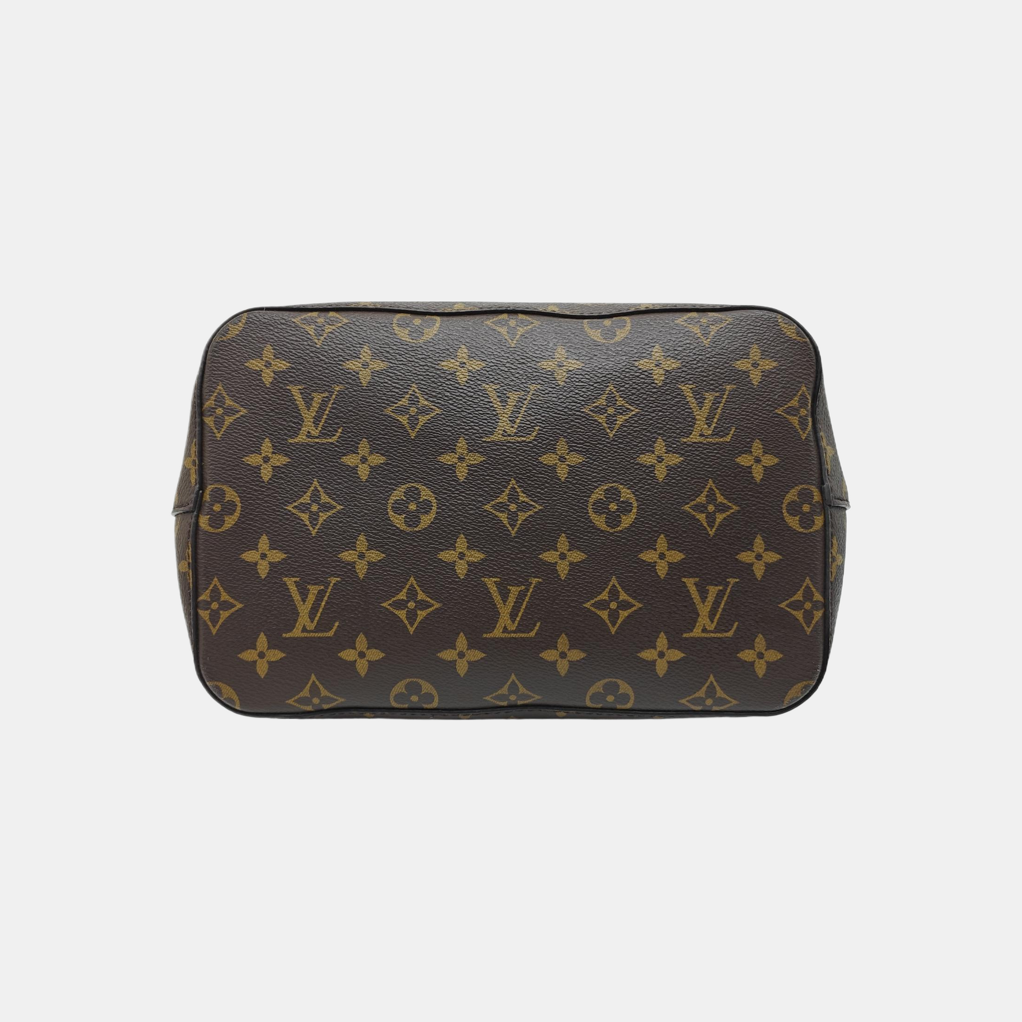 NÉONOÉ MM Monogram Coated Canvas Brown